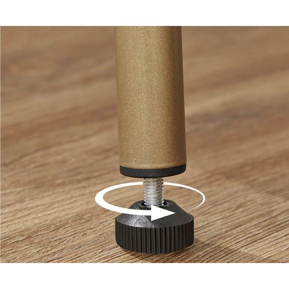 SONGMICS Suitcase Luggage Rack Steel Frame For - Motel/Hotel/Home Use - Golden - Picture 6 of 7